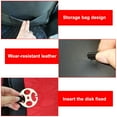 thumbnail image 6 of Maidao Car Seat Covers Leather Full Set for Cadillac for CTS 200-2013 5 Seats Waterproof Soft Front Rear Cushion Protector Black and Red, 6 of 7