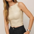 thumbnail image 6 of ZHUGeLI Fashion Women Sleeveless Garment Comfortable Breathable Round Neck Blouses Tops Up to 50% off Clearance, 6 of 8