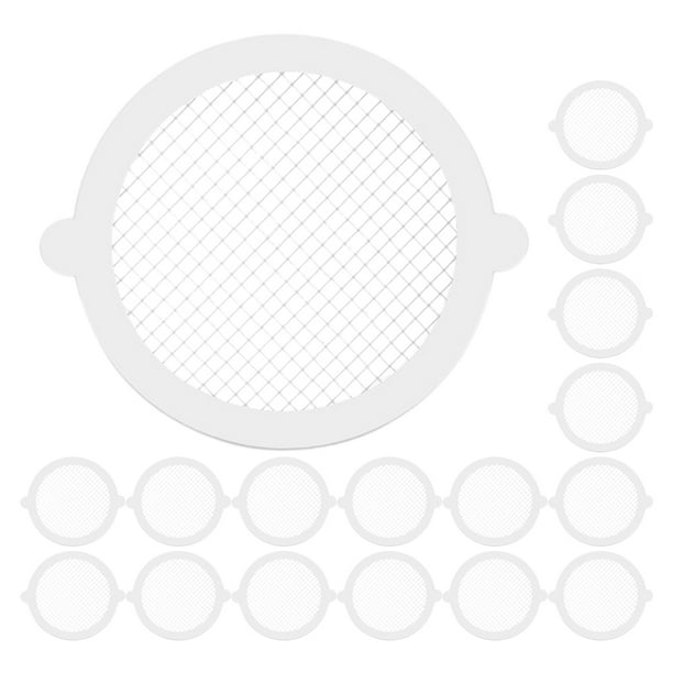 28 cubiertas desechables para drenaje de ducha, pegatinas de malla para atrapar el pelo, trampa redonda para el pelo, para baño, cocina, fregadero, ducha, limpiador de colador