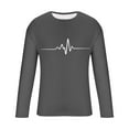 thumbnail image 5 of PNTUTB Men's Fashion Print Casual Loose Fit Crew Neck Long Sleeve Fitness Sports Quick Dry Top, 5 of 6