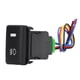 thumbnail image 3 of Interruptor De Lámpara De Automóvil 3A 12V 20m Ohm Resistencia A Tierra 8000 Veces Resistencia Al Calor ABS Interruptor Impermeable Con Cable, 3 of 7