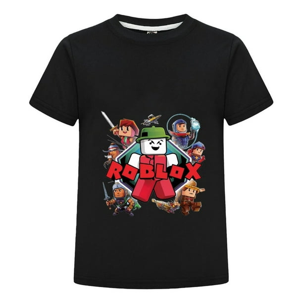 Ropa Gamer Infantil Roblox, Camiseta de Niño con Estilo Divertido, Playera de Algodón Suave, Ideal para Cumpleaños