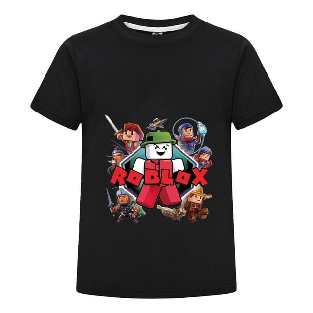 Ropa Gamer Infantil Roblox, Camiseta de Niño con Estilo Divertido, Playera de Algodón Suave, Ideal para Cumpleaños