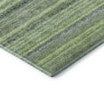 thumbnail image 4 of Addison Rugs Mayfield Washable Transitional Stripes Green Rectangle Rug, 3' x 5', 4 of 6