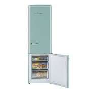 Unique Appliances Classic Retro 22 9 cu ft Bottom Freezer Refrigerator, Ocean Mist Turquoise