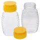 thumbnail image 3 of BRIGHTFUFU 2 botellas dispensadoras de miel recargables, tarro de miel exprimible a prueba de fugas para almacenar y dispensar condimentos, salsa de tomate y mostaza para uso en la cocina, 108 ml, 3 of 7