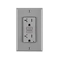 thumbnail image 1 of Salida GFCI Leviton GFTR2-0GY 20A 125V estándar/dúplex gris, 1 of 7