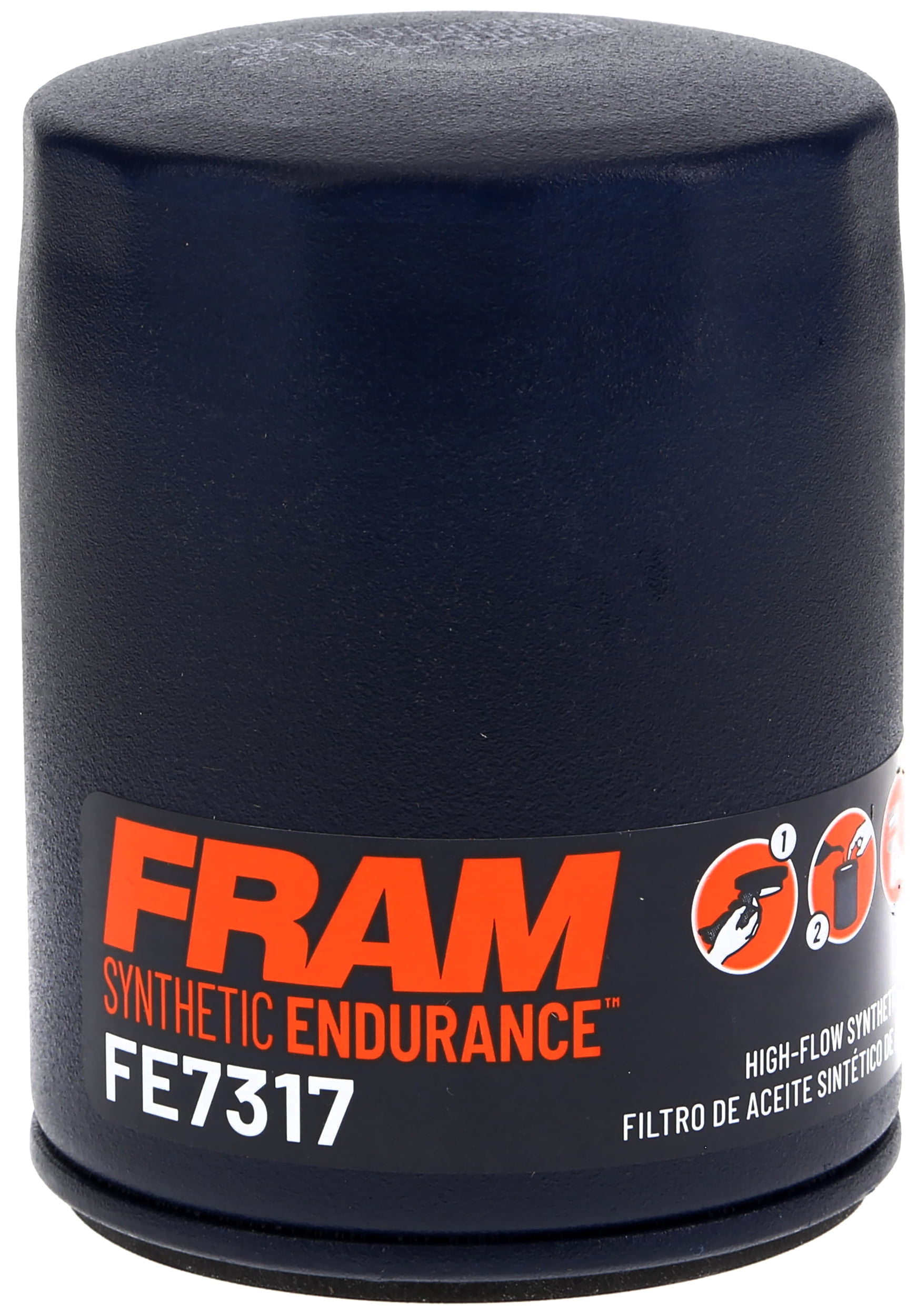 FRAM Synthetic Endurance FE7317, 25K mile Premium Spin-on Oil Filter for  Synthetic Oils Fits select: 2002-2023 HONDA CR-V, 2001-2023 HONDA CIVIC