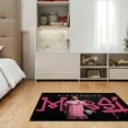 thumbnail image 3 of LaModaHome Non-Slip Rug Stylish Modern Rug Inspired by Messi's Inter Miami Washable Mat Child Stain Resistant Living Room Kitchen Carpet - Size: 3,3X5,9ft(100X180cm), 3 of 4