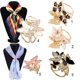 thumbnail image 5 of Delicado cristal mariposa bufanda bufanda hebilla Clip mujer accesorio de moda Hugo hebilla de faja, 5 of 6