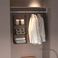 thumbnail image 2 of Stackable Wire Storage Baskets for Kitchen Closet Pantry, Hanging Closet Organizers Storage Shelves Organization, Wall Mount Metal Basket Bins, Clothing Vegetable & Fruit Organizer, 2 of 7