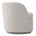 CHITA Modern Barrel Sitting Swivel Accent Chair, Fabric Armchair for