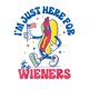 thumbnail image 2 of Im Just Here For The Hot Dog Wieners Funny 4th Of July T-Shirt Tops Tee, 2 of 7