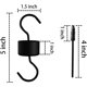 thumbnail image 3 of Ganchos para colgar comederos de colibríes y oropéndolas, paquete de 4 ganchos para accesorios y 4 cepillos limpios, protector de hormigas para exteriores, 3 of 4