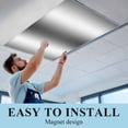 thumbnail image 6 of Dark Grey White Fluorescent Light Covers, Farmhouse Ombre Color Modern Simple Magnetic Light Covers for Ceiling Lights, Fluorescent Ceiling Shade Filters for Classroom Bedroom Office 4x2Ft x 3PCS, 6 of 8