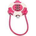 thumbnail image 3 of Wire Lock Cable Cabinet Lock 3-digit Combination Padlock Drawer Security Lock, 3 of 8