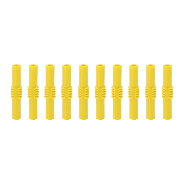 Conector banana aislado, 10 piezas, 4 mm, conector electrónico banana aislado, conectores banana aislados, integración perfecta