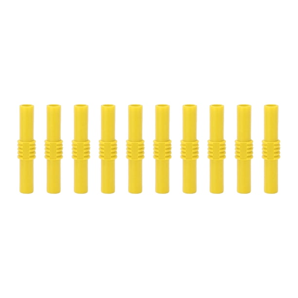 Conector banana aislado, 10 piezas, 4 mm, conector electrónico banana aislado, conectores banana aislados, integración perfecta