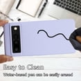 thumbnail image 5 of Designed for Google Pixel 7 Pro 2022 Case,Slim Liquid Silicone Rubber Shockproof Phone Cover with Wrist Strap Soft Anti-Scratch Microfiber Lining Protection Case for Google Pixel 7 Pro (Purple), 5 of 15