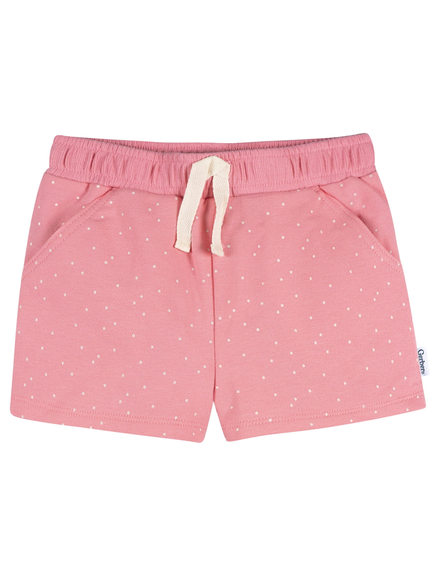 Gerber Baby and Toddler Girl Knit Shorts, 3-Pack, Sizes 0/3 Months - 5T