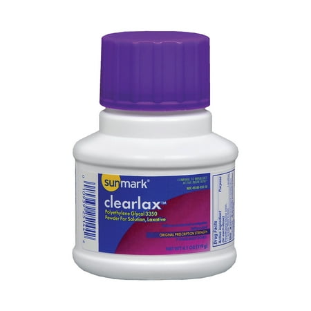 Sunmark Clearlax Laxative Powder for Constipation - 17 g Strength, 4.1 oz, 1 Count