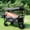 Black + Gray + ABS + Rubber + Steel (Q235), variant on Collapsible Wagon 140L Folding Cart with Removable Canopy, All-Terrain Wheels with Brake, Cooler Bag Included for Camping Beach Shopping, Black+Gray