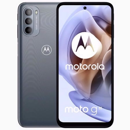 Motorola Moto G31 DUAL SIM 64GB ROM + 4GB RAM (GSM ONLY | NO CDMA) Factory Unlocked 4G/LTE Smartphone (Mineral Grey) - International Version