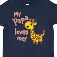 thumbnail image 4 of Inktastic My Papa Loves Me- Cute Giraffe Boys or Girls Toddler T-Shirt, 4 of 5