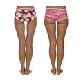 thumbnail image 3 of Secret Santa Womens Hipster Panties 2 Pk Holiday Underwear Briefs, Red, Size: Large, 3 of 5