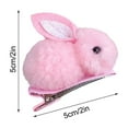 thumbnail image 2 of Apmemiss Bunny Hair Clips for Girls Cute Hair Ties Bunny Hair Barrettes Hair Scrunchies Cute Hair Clips Bunny Baby Hair Clip Easter Plush Bunny Hair Ties for Girls Hair Band Hairpins for Girls Kids, 2 of 7