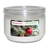 Holiday Time 10-oz Jar Candle, Winter Wonderland