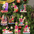 thumbnail image 4 of 18 Grinch Muñecos Navideno Decoracion Arbol Colgantes Adorno Xterllar multicolor, 4 of 4