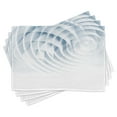 thumbnail image 1 of Ambesonne Geometric Place Mats Set of 4, Futuristic Digital, Standard Size, Pale Blue, 1 of 4