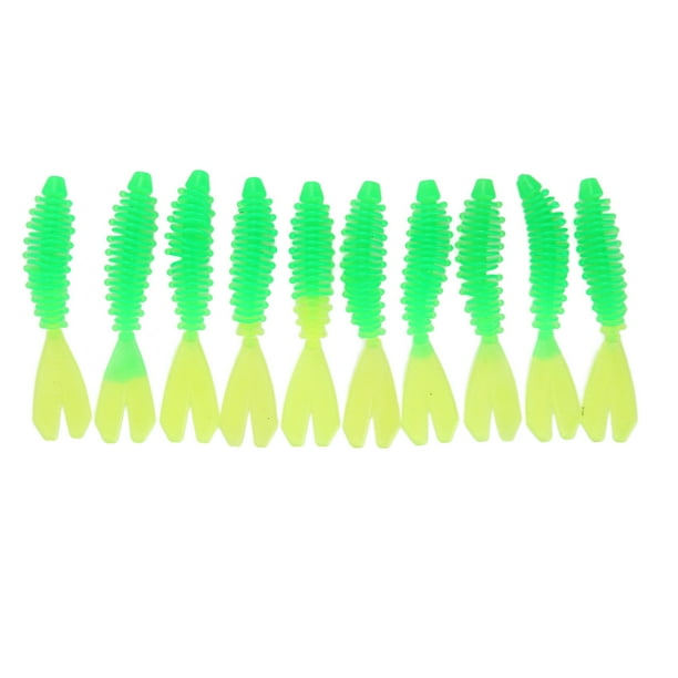 Kit de señuelos de pesca, 10 piezas de señuelos blandos de pesca Señuelos blandos de pesca Señuelos blandos Características mejoradas