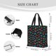 thumbnail image 3 of Easygdp Multicolored Butterflies Bolsa Tote para Mujer, Bolso de Hombro para Trabajo, Playa, Viajes, Compras y Supermercado, 3 of 7