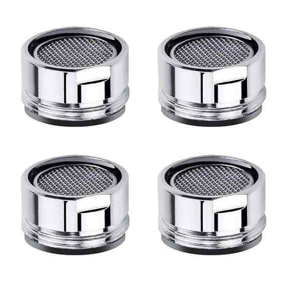 Emlimny Faucet Aerator Kitchen Sink Aerator Replacement Parts with Brass Shell 15/16-inch Male Threads Aerator Faucet Filter with Gasket for Kitchen Bathroom - 4 Pack