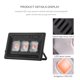 thumbnail image 4 of Led Cob Luz De Crecimiento De Plantas Luz De Planta De Espectro Completo Ultrafina 300-830Nm Impermeable 180 ° Girar Luz De Inundación De Plantas De Interior Y Exterior De Doble Uso 100W Scienceny HA026122-00, 4 of 5