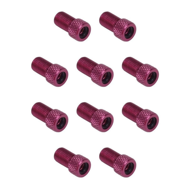 Wosthever Paquete de 5 adaptadores de válvula Instalación práctica Operación estilo tonto Gran Material premium Presta Cap Presta a Type1 NO1
