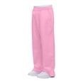 thumbnail image 2 of SJLDQY Boys Baggy Cargo Pants Elastic Waist Drawstring Casual Wide Leg Pants Solid Color Loose Trousers with Pockets, 2 of 3