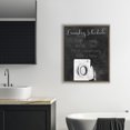 thumbnail image 3 of Stupell Industries French Country Lazy Laundry Schedule Humor Brown Floating Frame Canvas Art, 25 x 31, by Kim Allen, 3 of 8