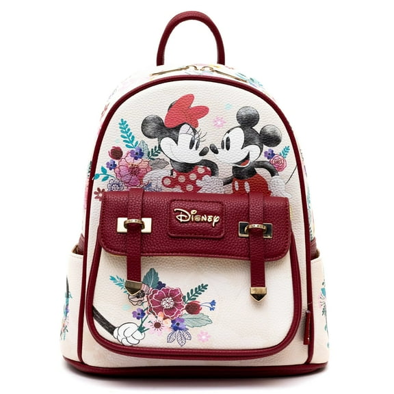 Mickey and Minnie Mouse WondaPop 11" Vegan Leather Fashion Mini Backpack