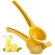 thumbnail image 1 of Exprimidor manual de cítricos, exprimidor de limón, exprimidor de frutas, prensa de lima, metal, exprimidor de mano profesional, herramienta de cocina (amarillo) JFHHH pequeña, 1 of 5