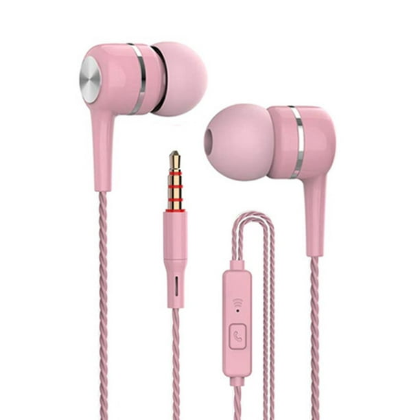 2 Packs High Quality Hifi Earphones Macaron Color Over Ear Bass Music Headset Walmart Com Walmart Com