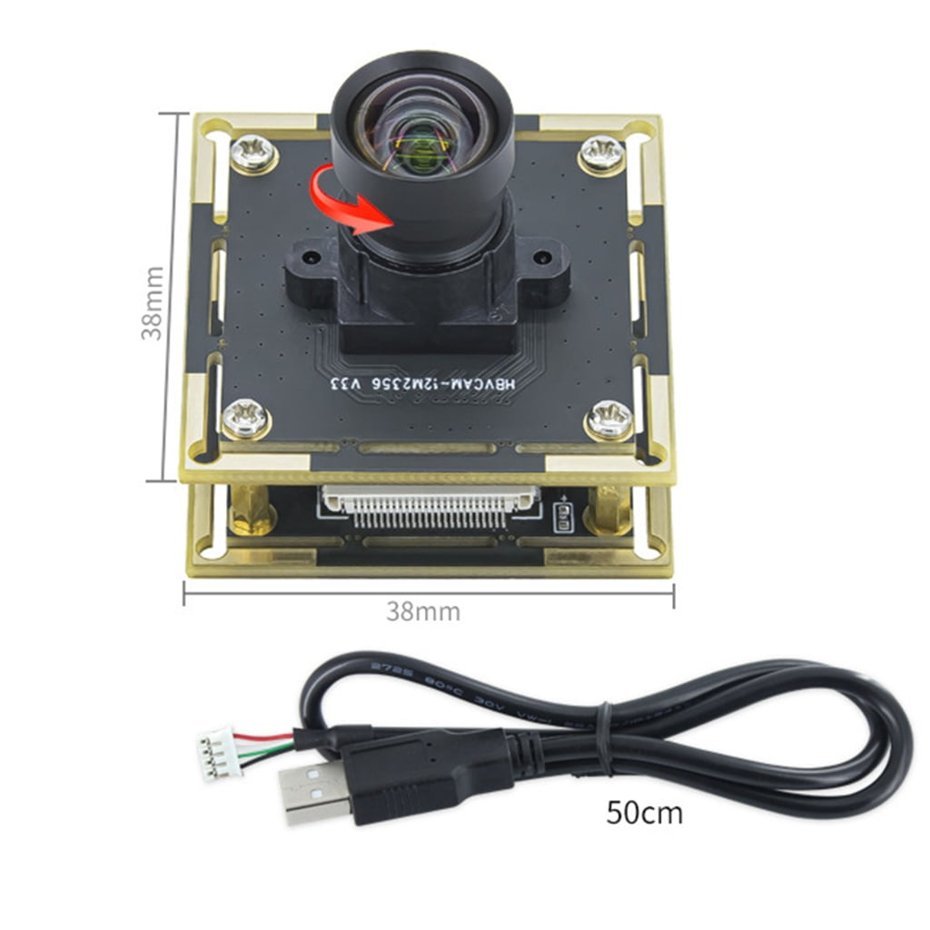AOOOWER 12Megapixel Manual Focusing USB Camera Module USB Webcam for PC and Embedde Systems Portable Equipment 4p 2.0mm Plugs