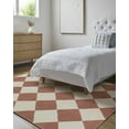 thumbnail image 2 of BoutiqueRugs Almeda Bohemian, Transitional Area Rug - Machine Washable - Pearl, Camel, Dark Pink - 6' x 9', 2 of 6