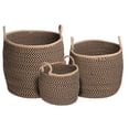 thumbnail image 2 of Colonial Mills Prevé Indoor/Outdoor Basket - Taupe & Black 15"x15"x15", 2 of 3
