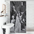 thumbnail image 4 of The Munsters Shower Curtain, Bath Curtain Bathroom Home Decor Waterproof Polyester for Bathroom with 12 Hooks 35.43x70.87Inch（90x180cm）, 4 of 8
