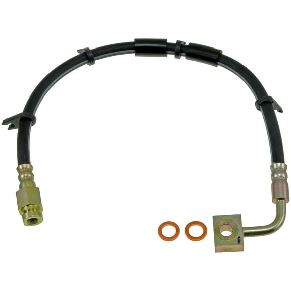 Dorman H620169 Front Driver Side Brake Hydraulic Hose for Specific Dodge Models Fits select: 2001-2002 DODGE RAM 2500, 2000 DODGE RAM 1500