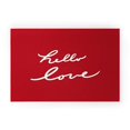 thumbnail image 2 of Society6 Lisa Argyropoulos Hello Love Red Welcome Mat 20.0" x 30.0", 2 of 2