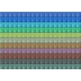 thumbnail image 1 of Ahgly Company Tapis d'Intérieur Lavables en Machine Rectangle Transitionnel Vert Menthe, 7' x 9', 1 of 1